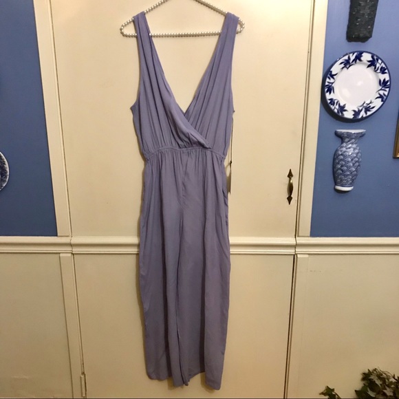 Revolve Privacy Please Purple Gansel Jumpsuit Sm - Picture 2 of 7